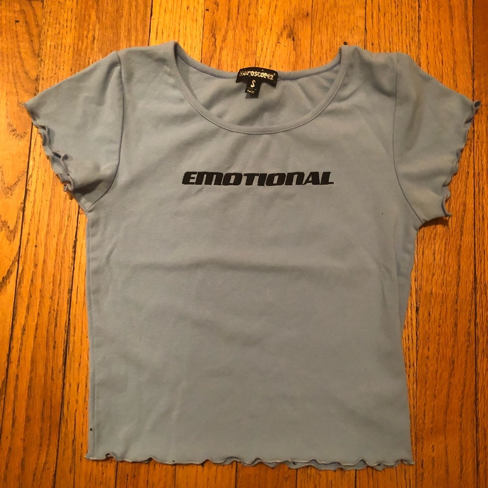 Dollskill EMOTIONAL Blue Top